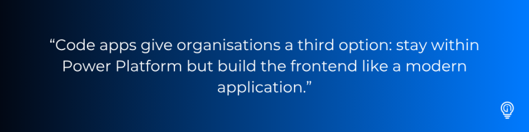 Power Apps Code Apps: When to use them in enterprise Power Platform ...